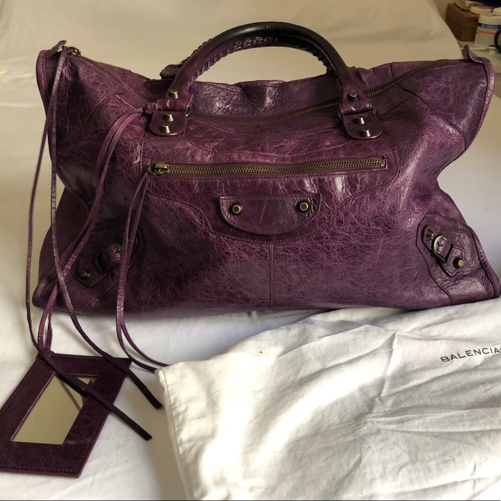 Balenciaga Raisin Work Bag
